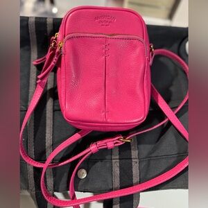 American Leather Co. Fuchsia Crossbody Bag